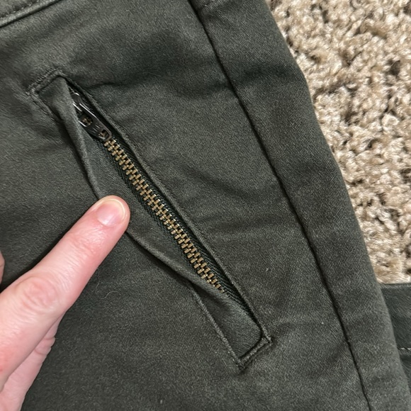 Women’s high waisted dark green jeans - Picture 2 of 7